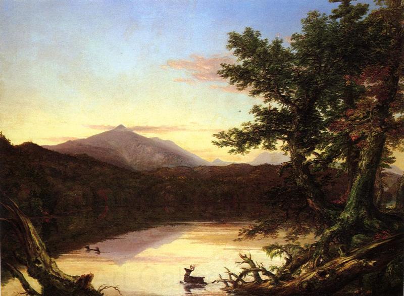 Thomas Cole Schroon Lake Spain oil painting art